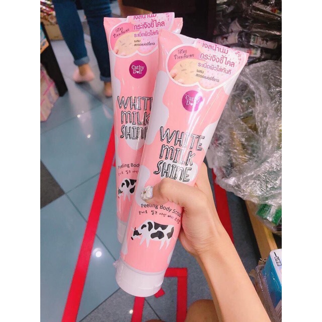 Tẩy tế bào chết 🐥CHÍNH HÃNG🐥 Giảm 10K cho đơn từ 200K - Tẩy TBC toàn thân bò-Pure Milk Shine