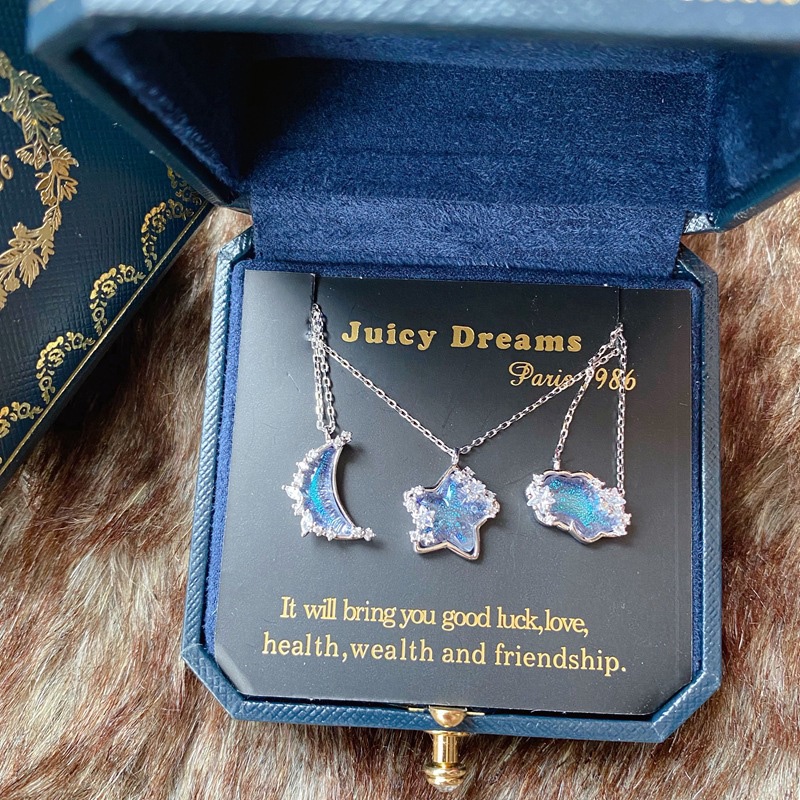 Vòng cổ Mặt Trăng Ngôi Sao Đám Mây Thay Đổi Màu Sắc Quà Tặng Sinh Nhật Cho Bạn Gái