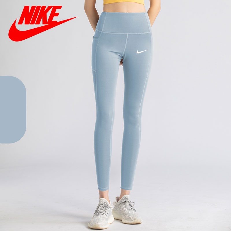 Quần Legging Thể Thao nike 2022 Lưng Cao Có Túi Tiện Dụng Cho Nữ