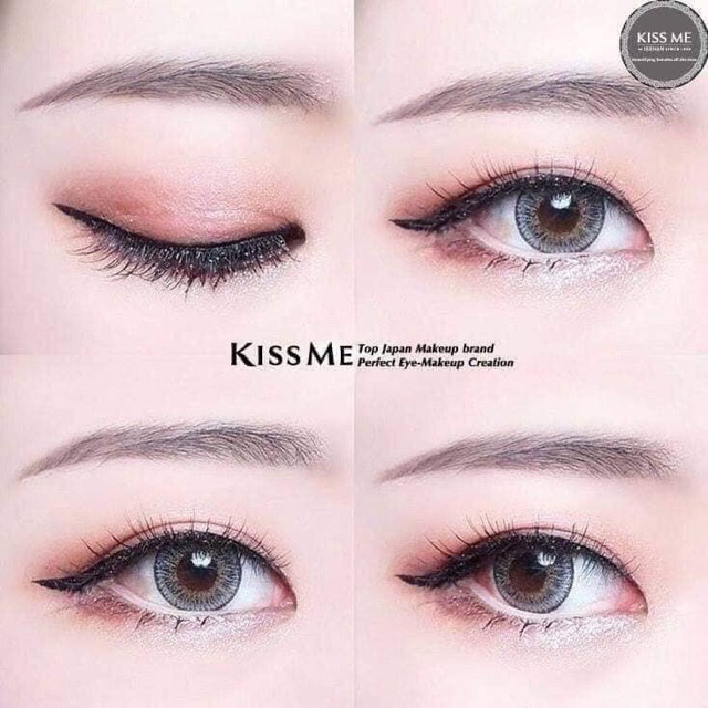 Set Mascara và kẻ mắt Kiss Me Heroin