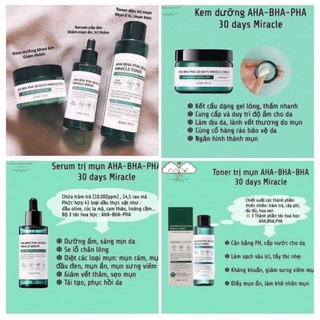 [Combo] Some By Mi AHA BHA PHA 30days Miracle hb255