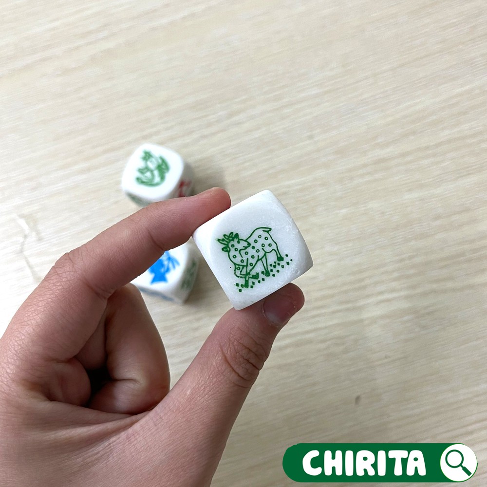 Bộ Bầu Cua HỘT LỚN - Bộ Lắc Bầu Cua Tôm Cá , Boardgame Đồ Chơi Trẻ Em CHIRITA