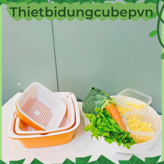 Set rổ ecco đa năng 6 món