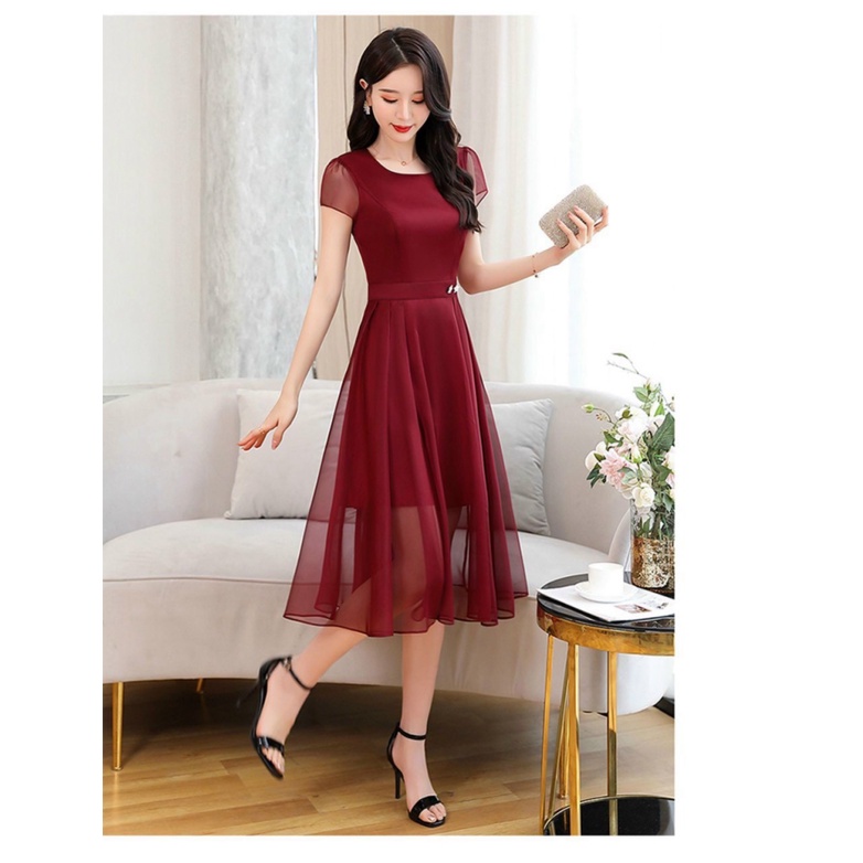 (HCM) ĐẦM XÒE SANG CHẢNH THỜI TRANG TINH TẾ THANH LỊCH SIÊU ĐẸP DÀNH CHO CÁC CHỊ EM KOKO MI FASHION