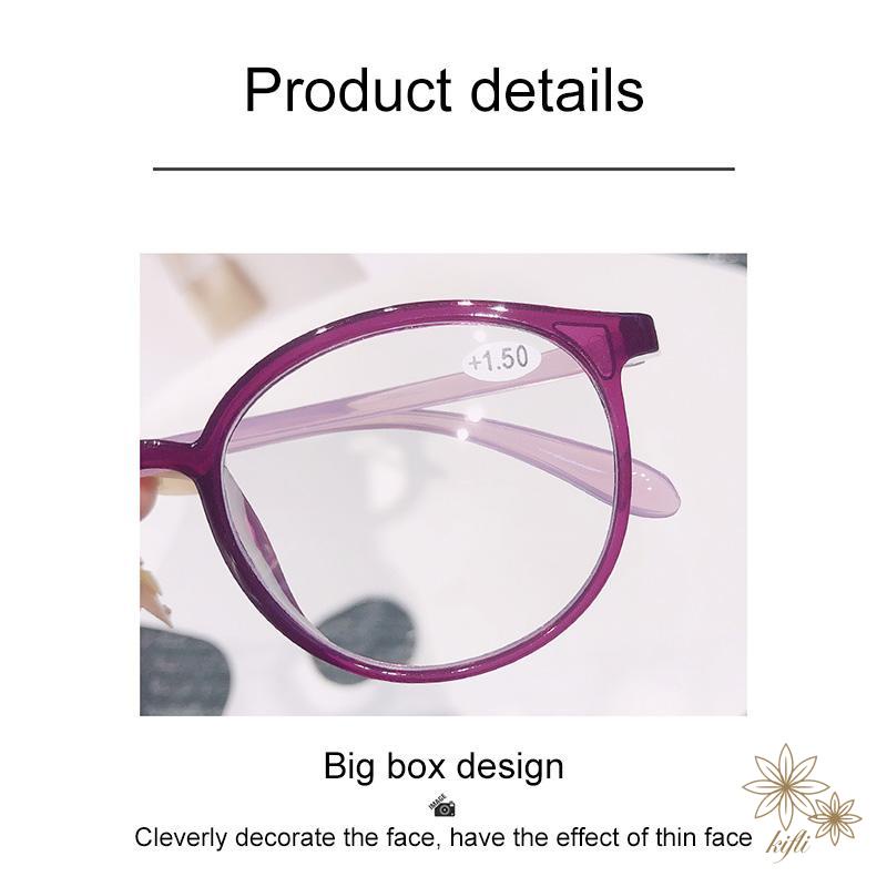 【kifli】Mắt Kính Chống Ánh Sáng Xanh Bằng Nhựa Siêu Nhẹ Thời Trang kifli.acc}