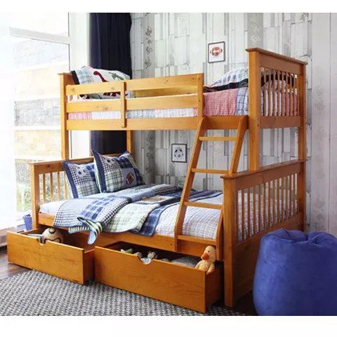 Giường tầng trên 1m/ dưới 1m4x2m Freeship