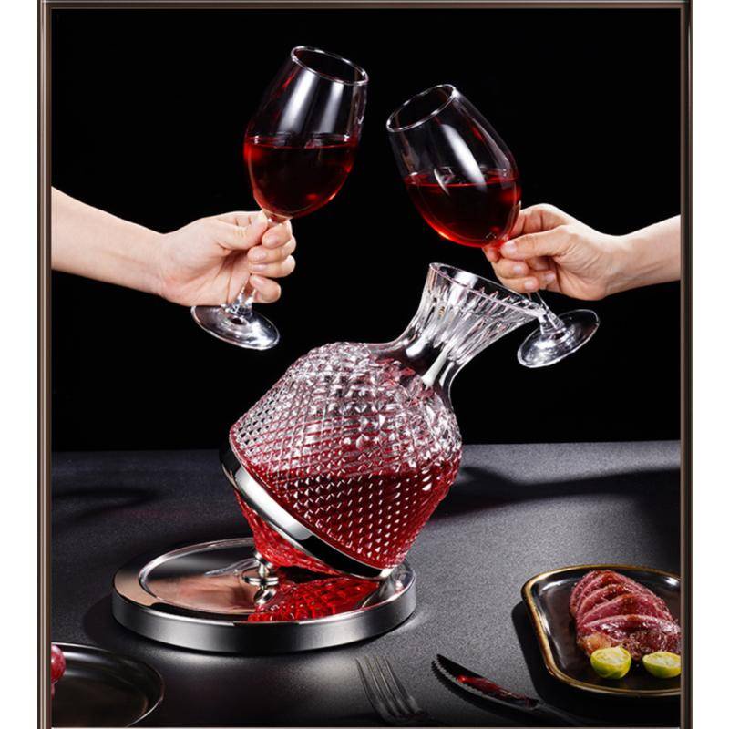 Bình Đựng Rượu 1.5L Có Thể Xoay Được Phong Cách vintage Trang Trí Tiệc