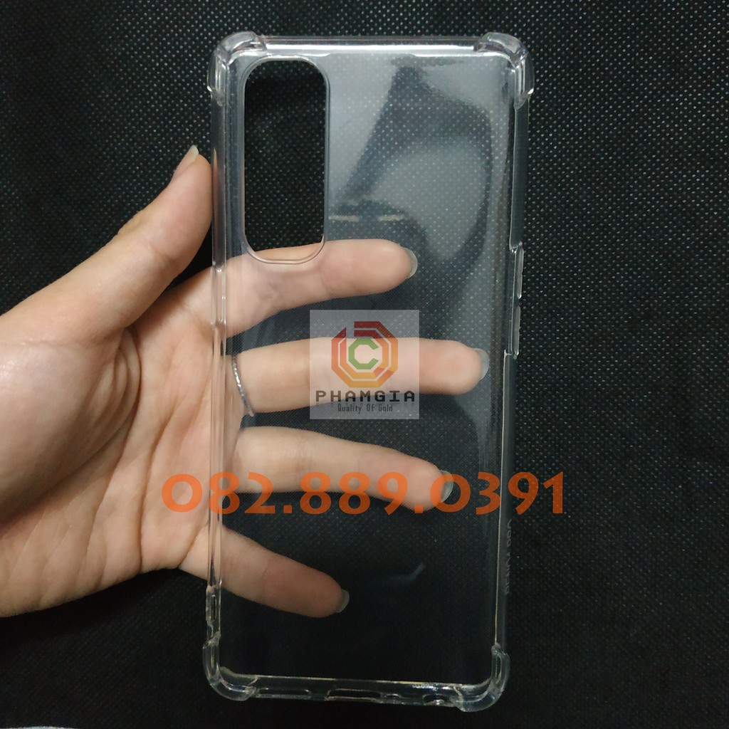 Ốp lưng chống sốc Oppo Reno 4 pro/Reno 4 pro 5G dẻo trong suốt