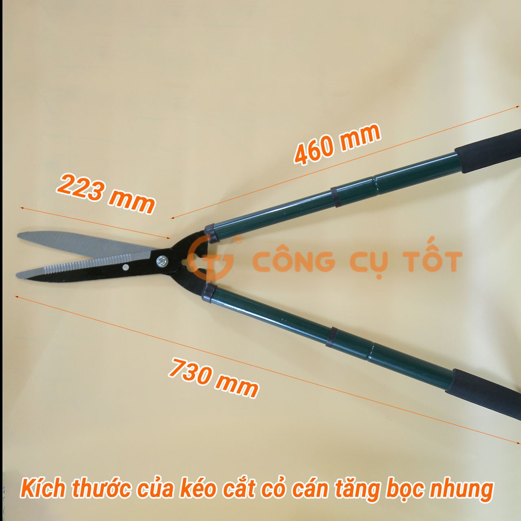 Kéo cắt cỏ cán tăng bọc nhung 730mm Berrylion 060002