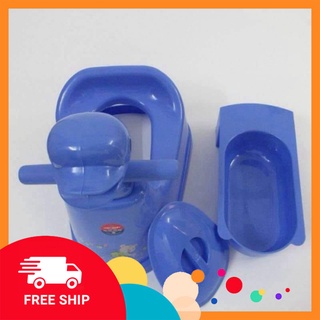 Bô vệ sinh hình vịt đáng yêu cho bé có nắp và khay rút GDTA