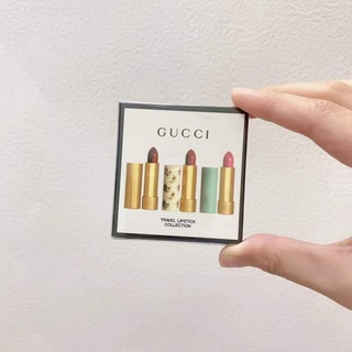 Set ba món son môi thương hiệu gucci thời trang