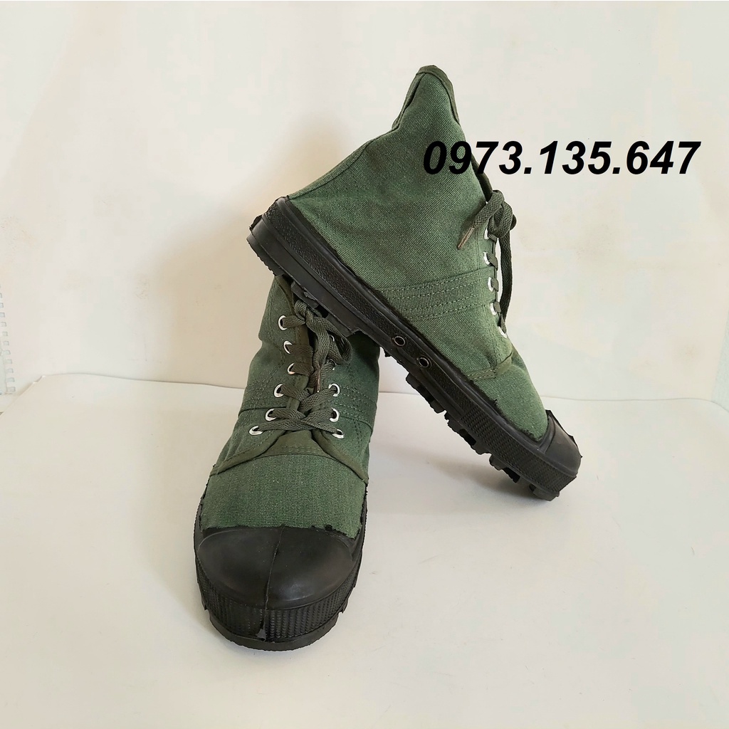 Giày Vải Bảo Hộ Lao Động - Đế Cao Su - Công Ty 32