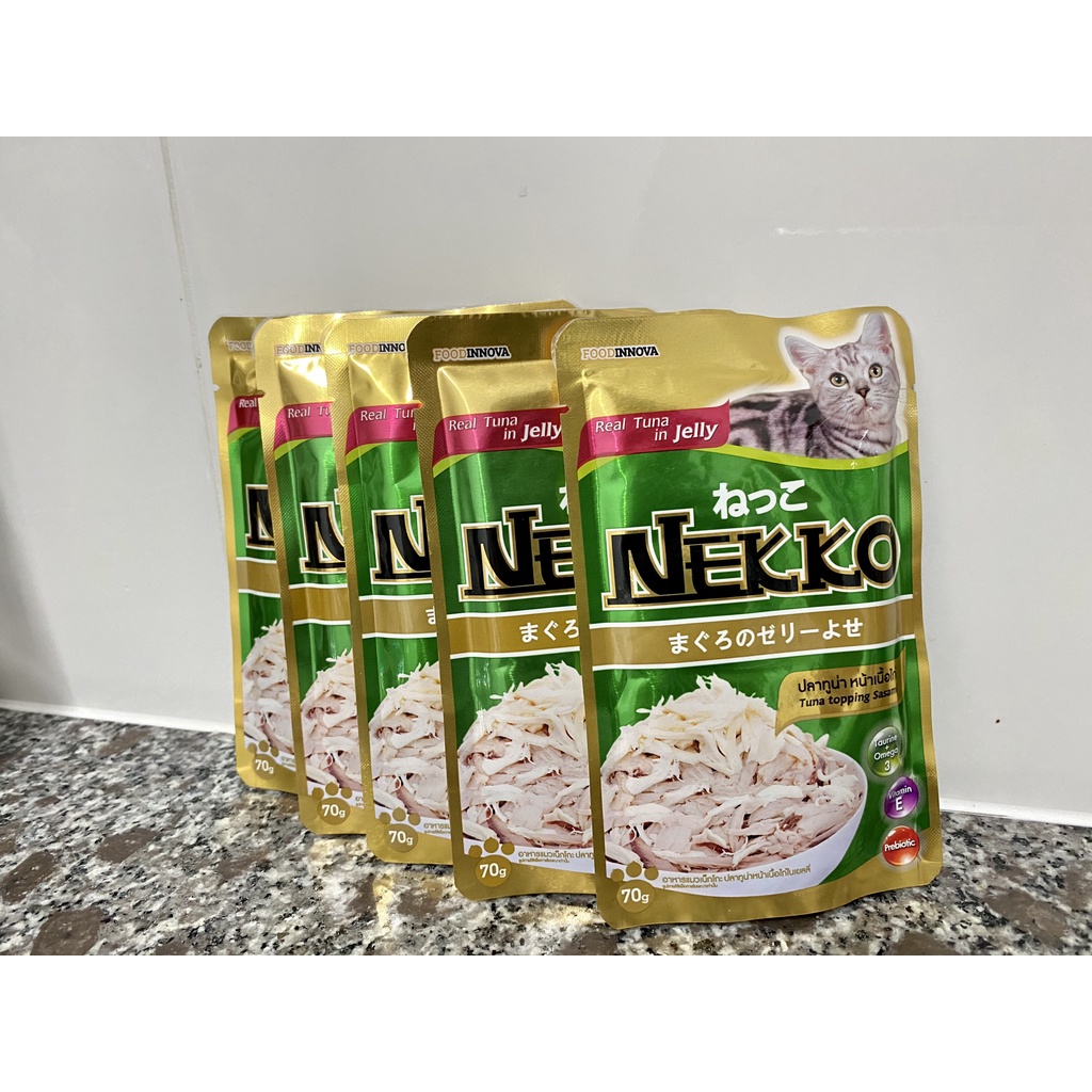 Pate Nekko Jelly 70gr cho mèo ( vị ngẫu nhiên )