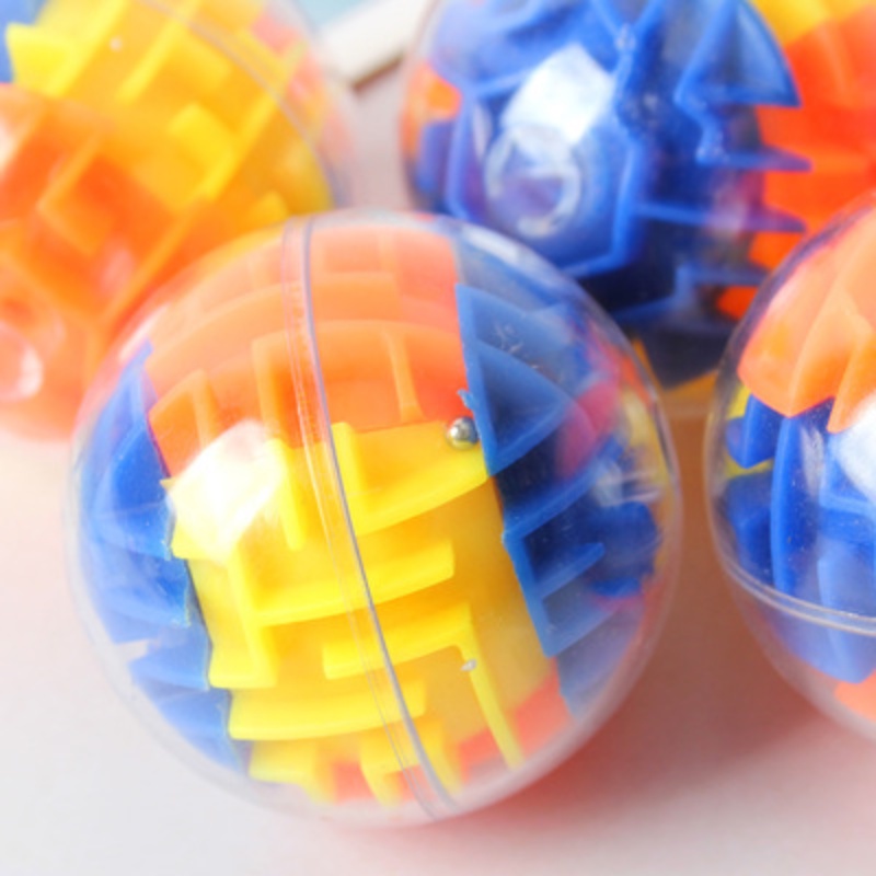 Đồ Chơi Quả Bóng Mê Cung 3D Dạng Xoay Thú Vị Sáng Tạo Cho Bé
