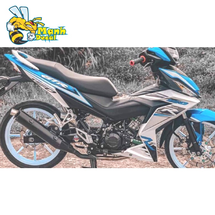 (FREE SHIP) Tem xe winner trắng xanh [Mạnh Decal]