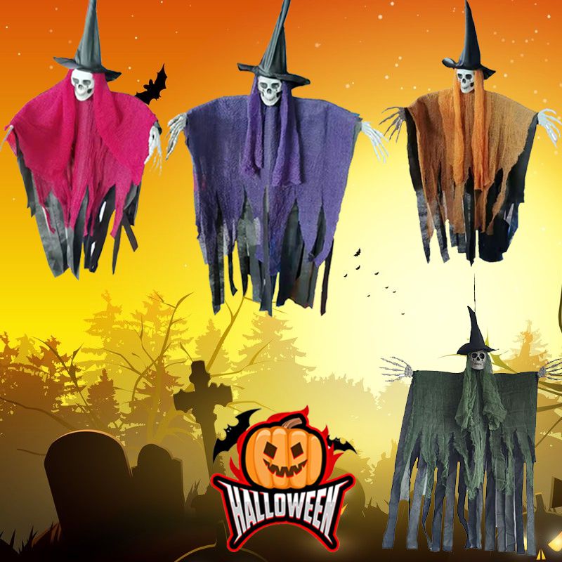 Halloween new Hanging Horror Witch Decoration Haunted House Outdoor Pendant Props