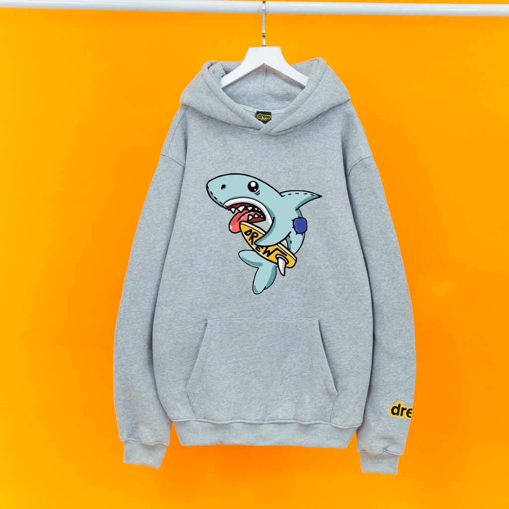 Áo nỉ Hoodie Drew CÁ MẬP Hogoto shop , Áo hoodie nam nữ nỉ bông cotton