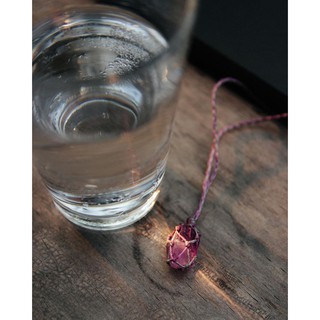 Vòng Macrame Amethyst / đá phong thủy