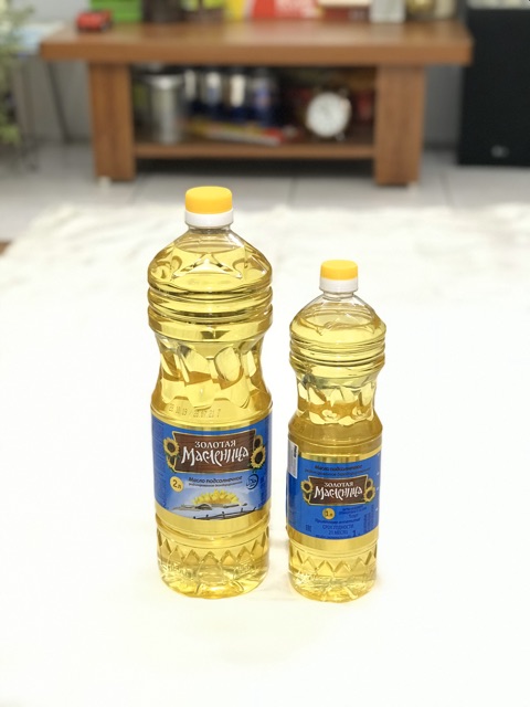 Combo 2 chai dầu hướng dương Nga nguyên chất 100%