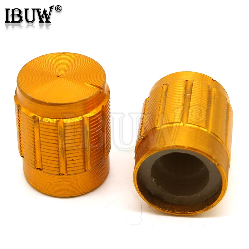 Set 10 Núm Vặn Điều Chỉnh Âm Lượng Bằng Hợp Kim Nhôm Màu Đen Bạc WH148 13*17mm 15*17mm 13*17 15*17
