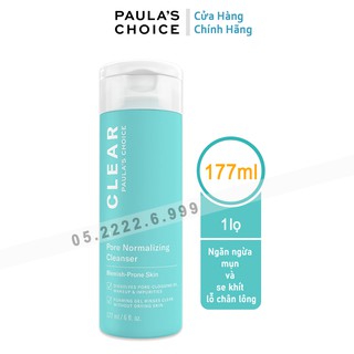 Sữa rửa mặt ngăn ngừa mụn và se khít lỗ chân lông Paula's Choice Clear Pore Normalizing Cleanser 177ml