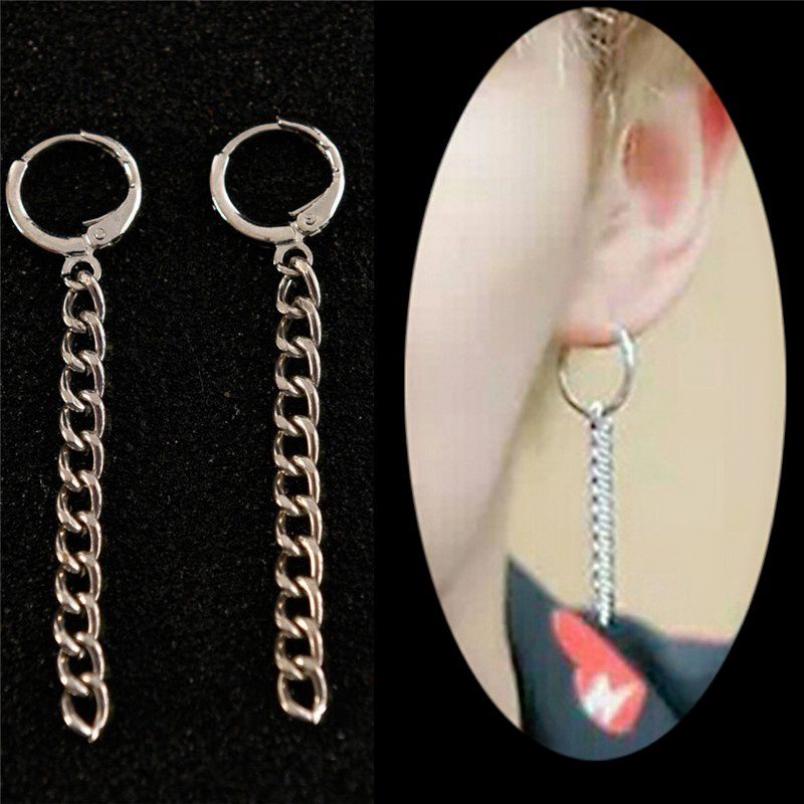 Zali Khuyên Jimin tai BTS mẫu sợi xích bạc