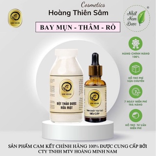 Serum Giảm Mụn Thâm Rỗ - Combo Hoàng Thiên Sâm Tái Tạo Da [Loại Thường]