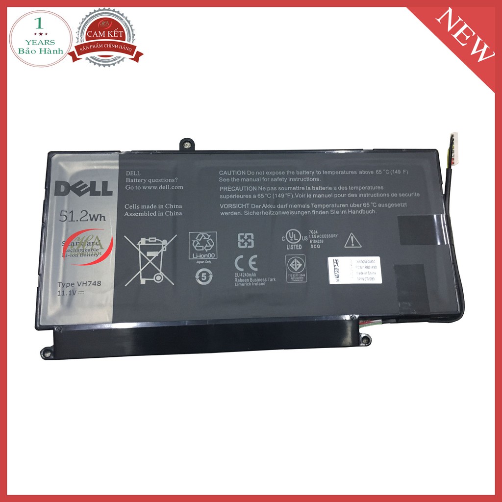 Pin dell Inspiron 5439 Vostro 5560 5470 5460 5480 VH748