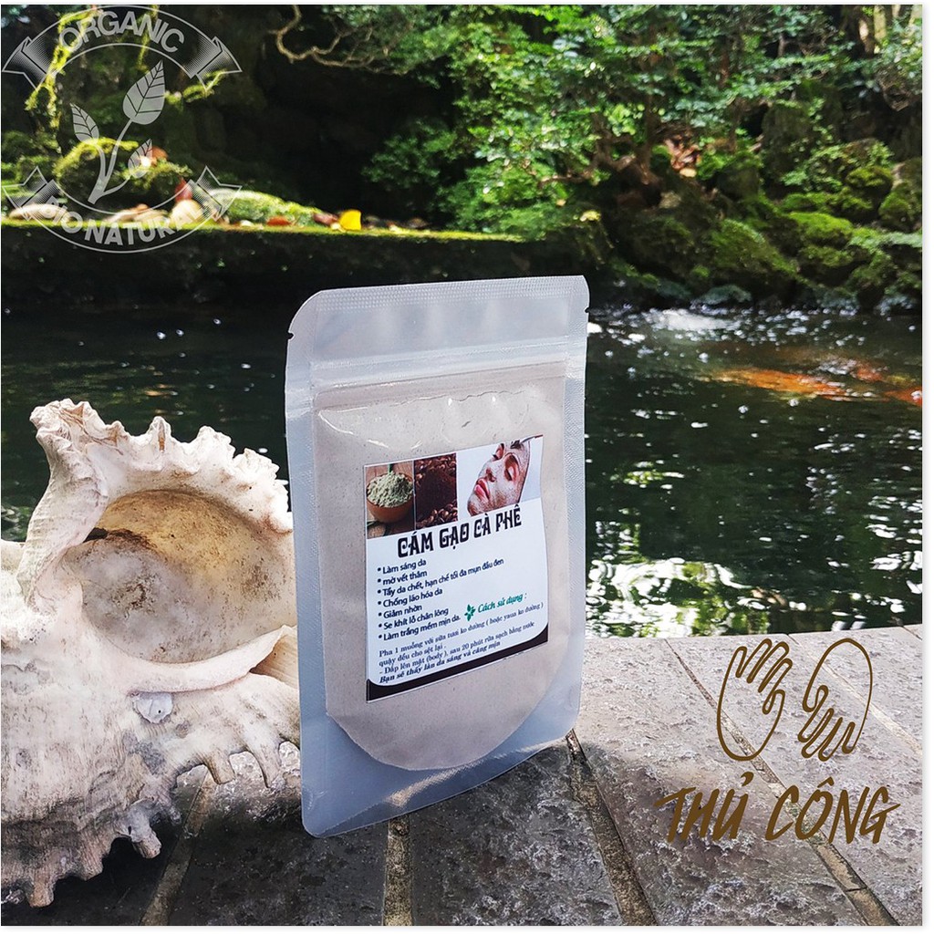 Bột đắp mặt Cám Gạo Cà Phê handmade