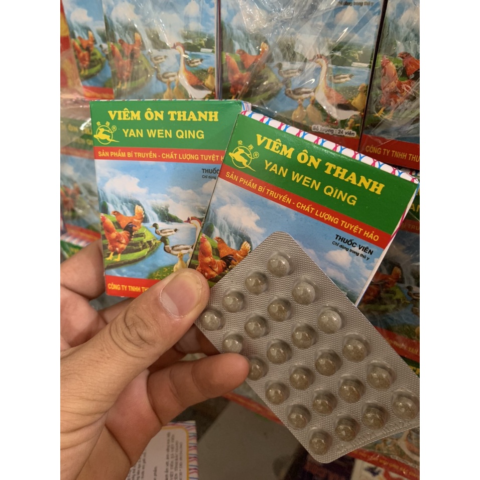 10 Vỉ  Viên Ôn Thanh - Phòng Trừ Các Bệnh Cho Gà