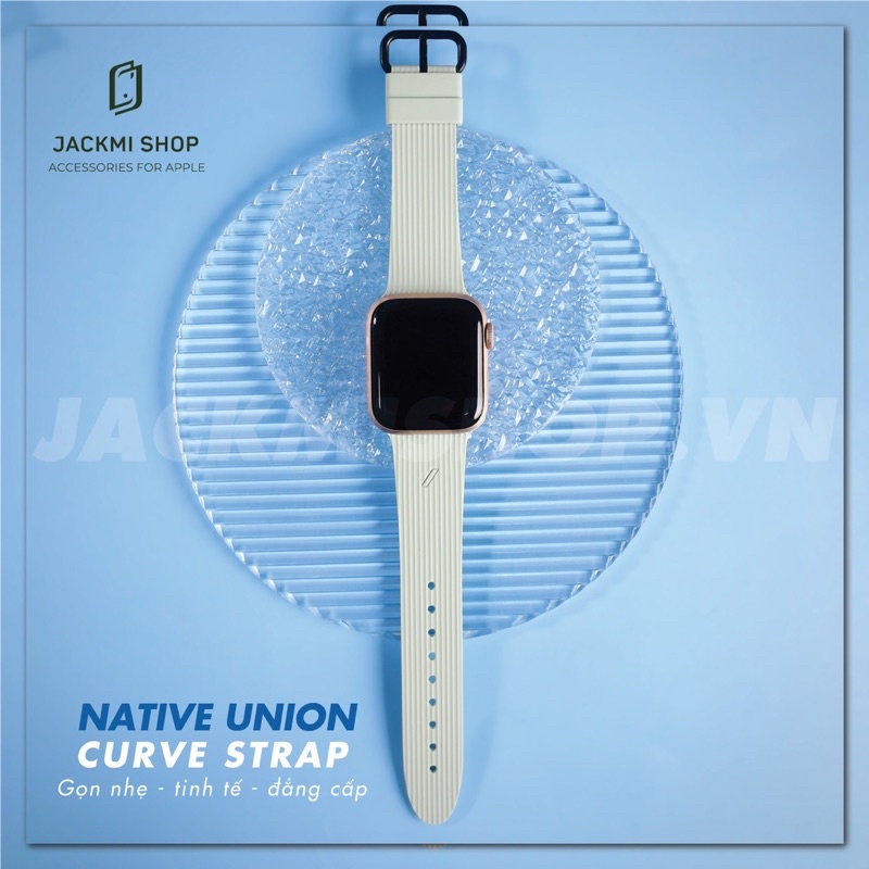 [HÀNG CHÍNH HÃNG] Dây Silicon NATIVE UNION Curve Strap cho Apple Watch Series 1/2/3/4/5/6/7