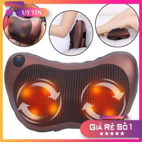 Gối massage hồng ngoại  8 bi cao cấp