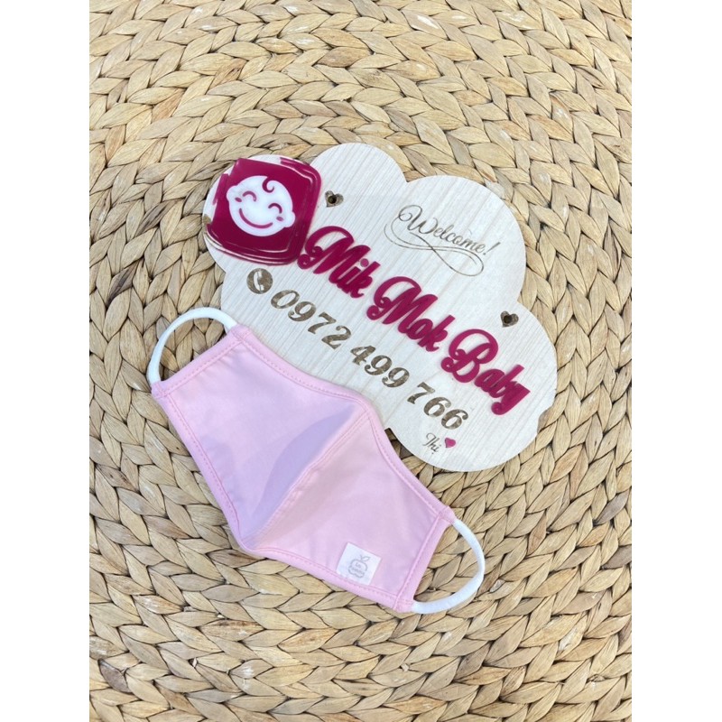 Khẩu trang vải cho em bé, Lapomme free size chính hãng cho bé từ 1-5y