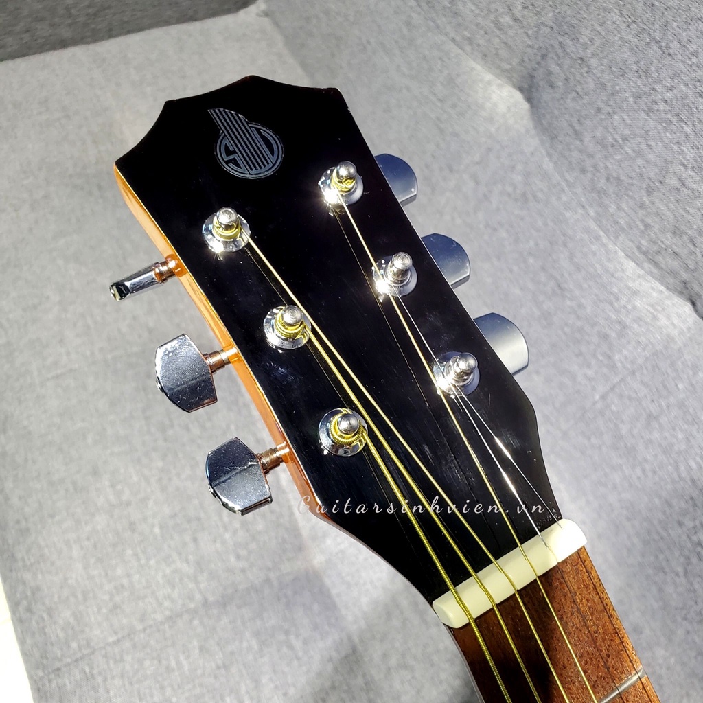 Đàn Guitar Acoustic Gỗ Thịt Tập Chơi Giá Rẻ - Tặng Kèm Combo Tập Chơi - Guitar Sinh Viên SV-A2