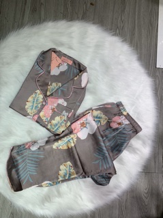 Bộ lụa satin cộc
