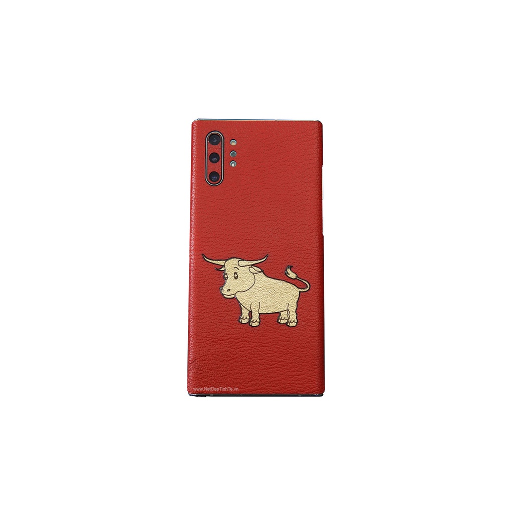 Miếng dán da điện thoai Samsung Note 10 plus – Da bò thật 100% - chính hãng Nét Đẹp Tinh Tế