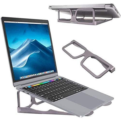 Stand/ Giá đỡ nhôm kê Macbook, Laptop, iPad, Tablet kiểu mắt kính