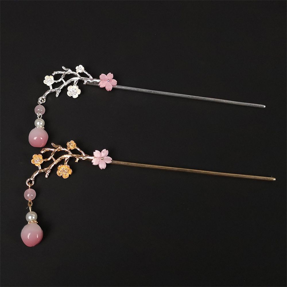 Trâm Cài Tóc Tua Rua Đính Ngọc Trai Hình Giọt Nước Cổ Điển Cho Cô Dâu