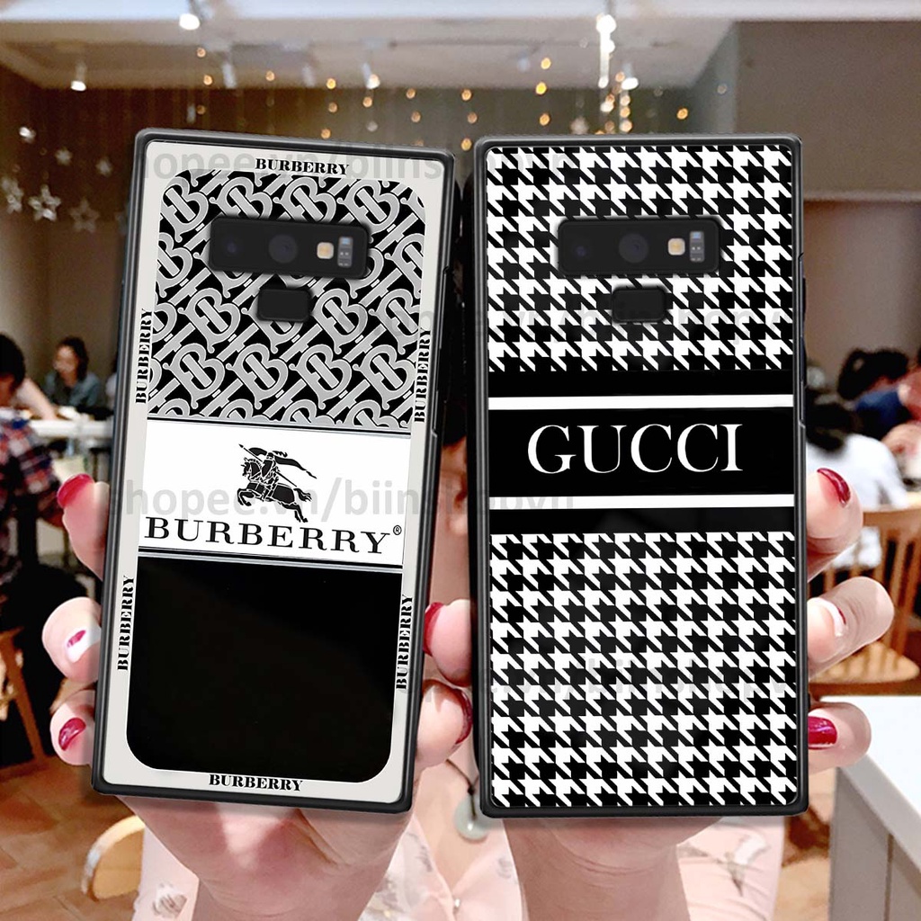 Ốp Samsung Note 9 in hình các thương hiệu nổi tiếng siêu đẹp, thời trang cá tính