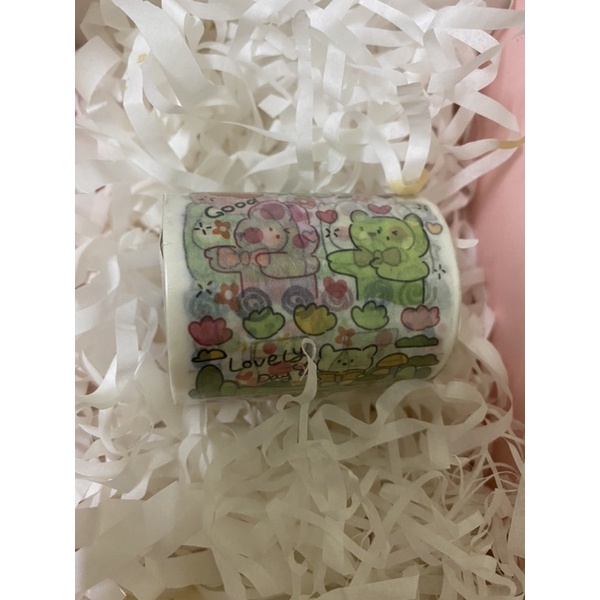 washitape bự màu xanh