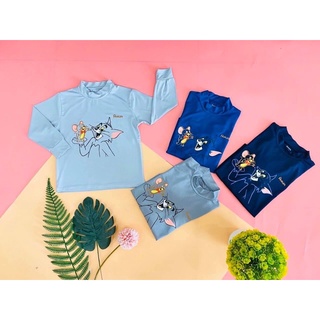 Áo Avaler sợi tre cổ 3cm cho bé 3-7y (shop Chuongvang)
