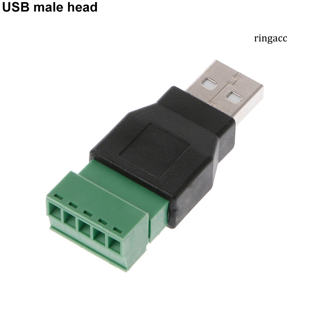 Đầu Nối Usb 2.0 Loại A Đầu Đực / Cái Kèm Khiên Chắn