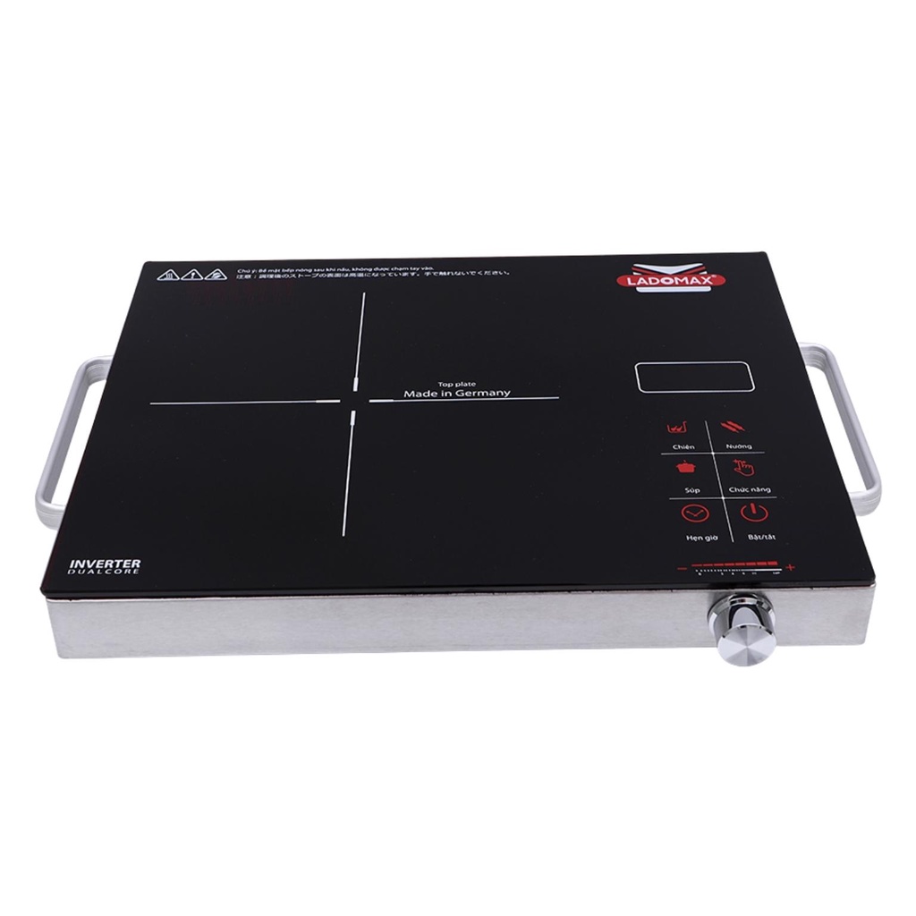Bếp hồng ngoại đơn không kén nồi, bếp điện hồng ngoại Ladomax HA-666 công suất 2200W