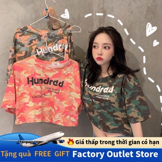 Áo thun tay ngắn họa tiết rằn ri thời trang dành cho nữ