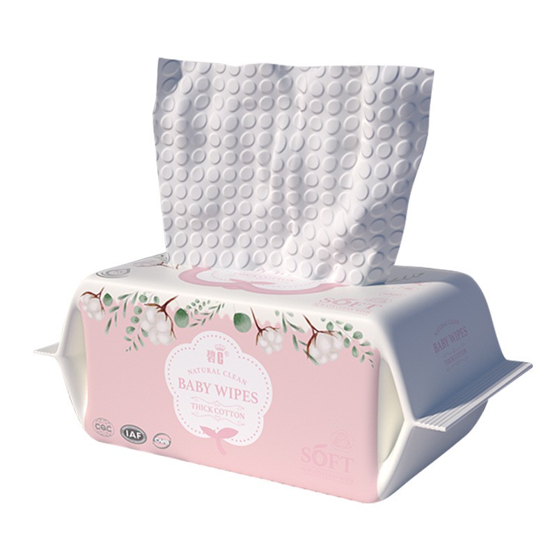 [100 Tờ] Khăn Giấy Bông Cotton Mềm Khô Loại Dày Cho Em Bé Sơ Sinh Dùng Một Lần - DISI