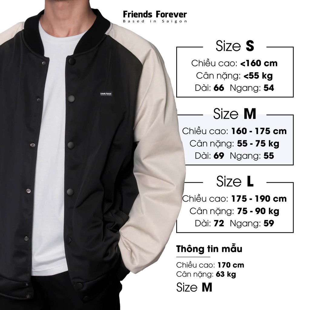 Áo Khoác FF OVERSIZE TRICOT VARSITY JACKET | BigBuy360 - bigbuy360.vn