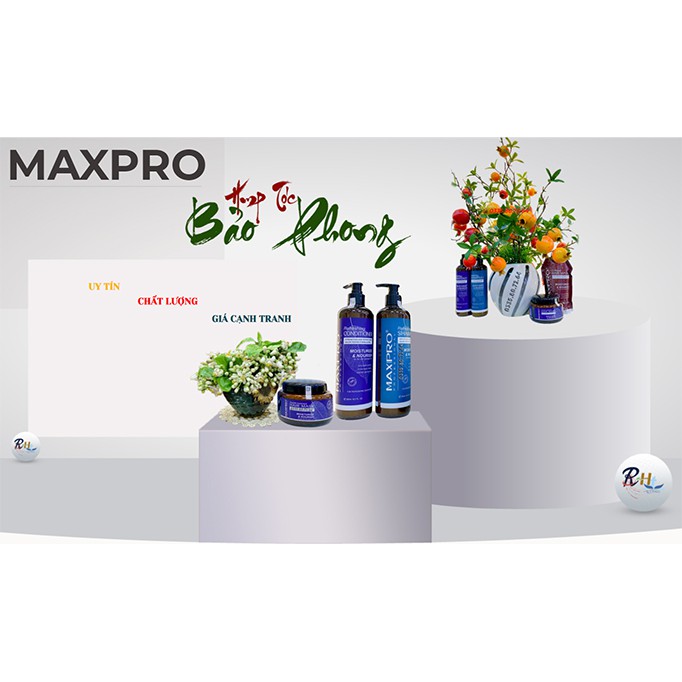 Hấp Collagen siêu phục hồi tóc hư tổn Maxpro túi 500ml