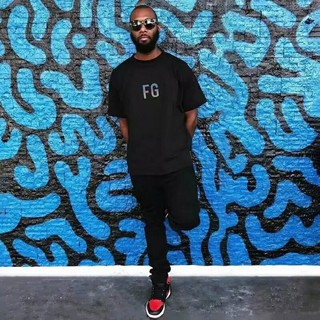 Áo thun unisex tay lỡ nam nữ form rộng Stee Phản quang chữ FG rumunisex