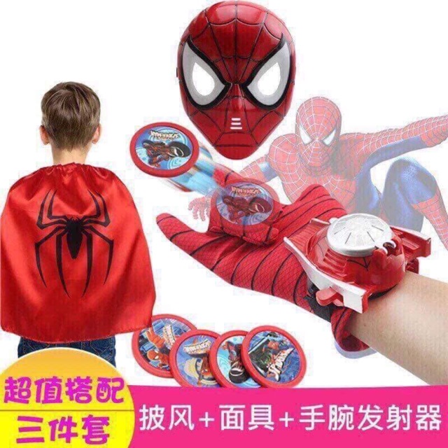 Bộ ngừơi nhện 3 chi tiết cho bé