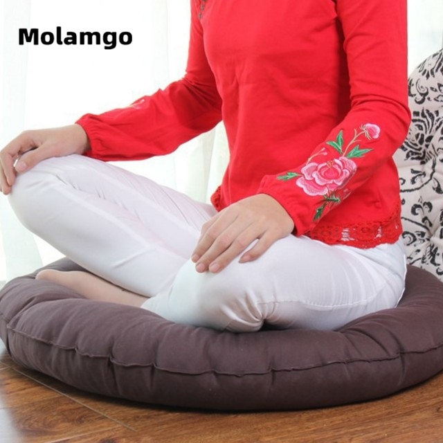 MOLAMGO  Thảm từ cotton lót ghế ngồi phong cách Nhật Bản